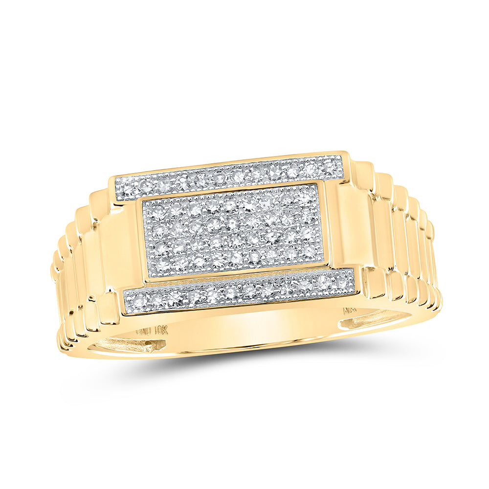 1/4CTW-DIA NK MENS RING