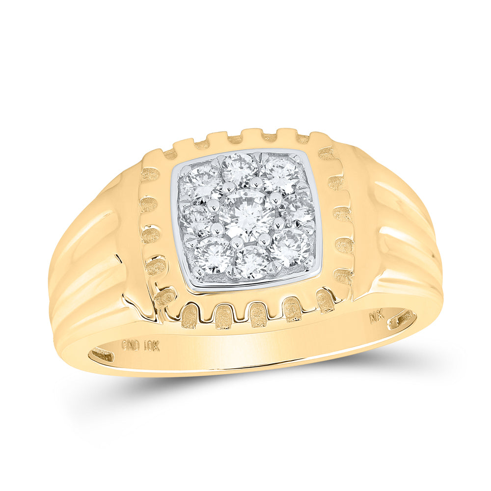 1/2CTW-DIA NK MENS RING