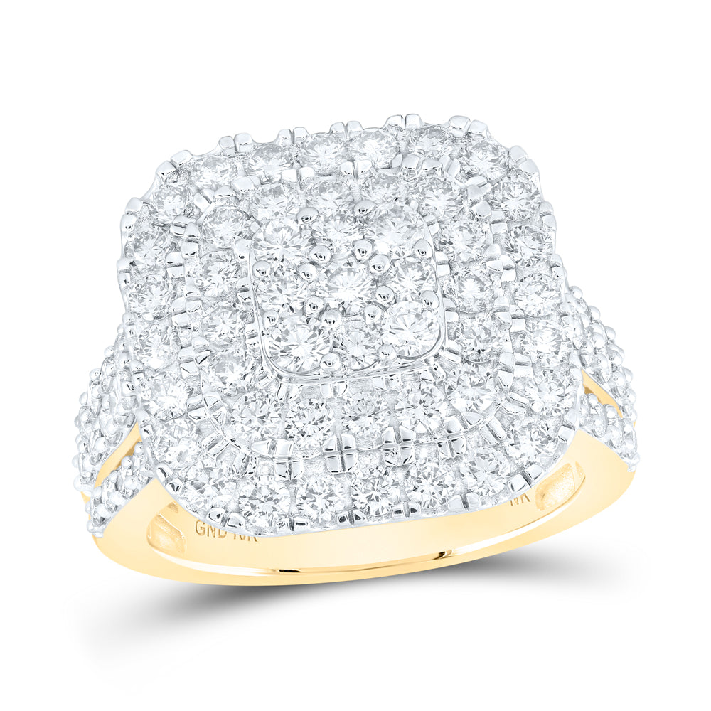 3 CTW-DIA NK LADIES RING