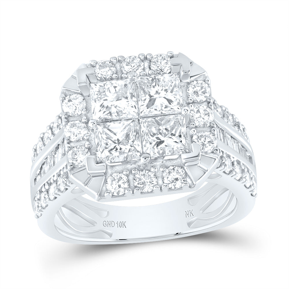 3 1/5CTW-DIA NK LADIES RING