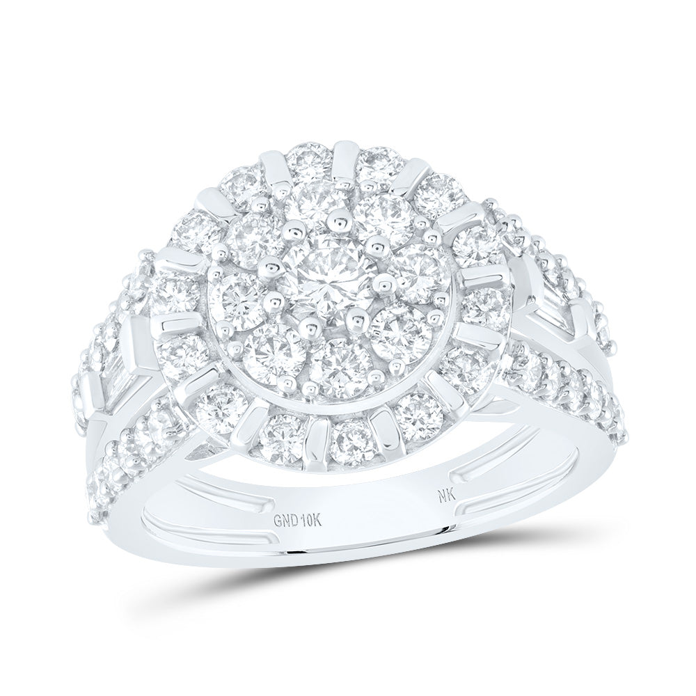 1 3/4CTW-DIA NK LADIES RING