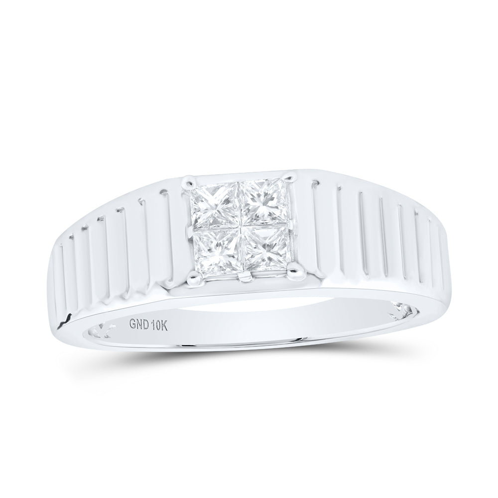 1/2CTW-DIA CN MENS RING
