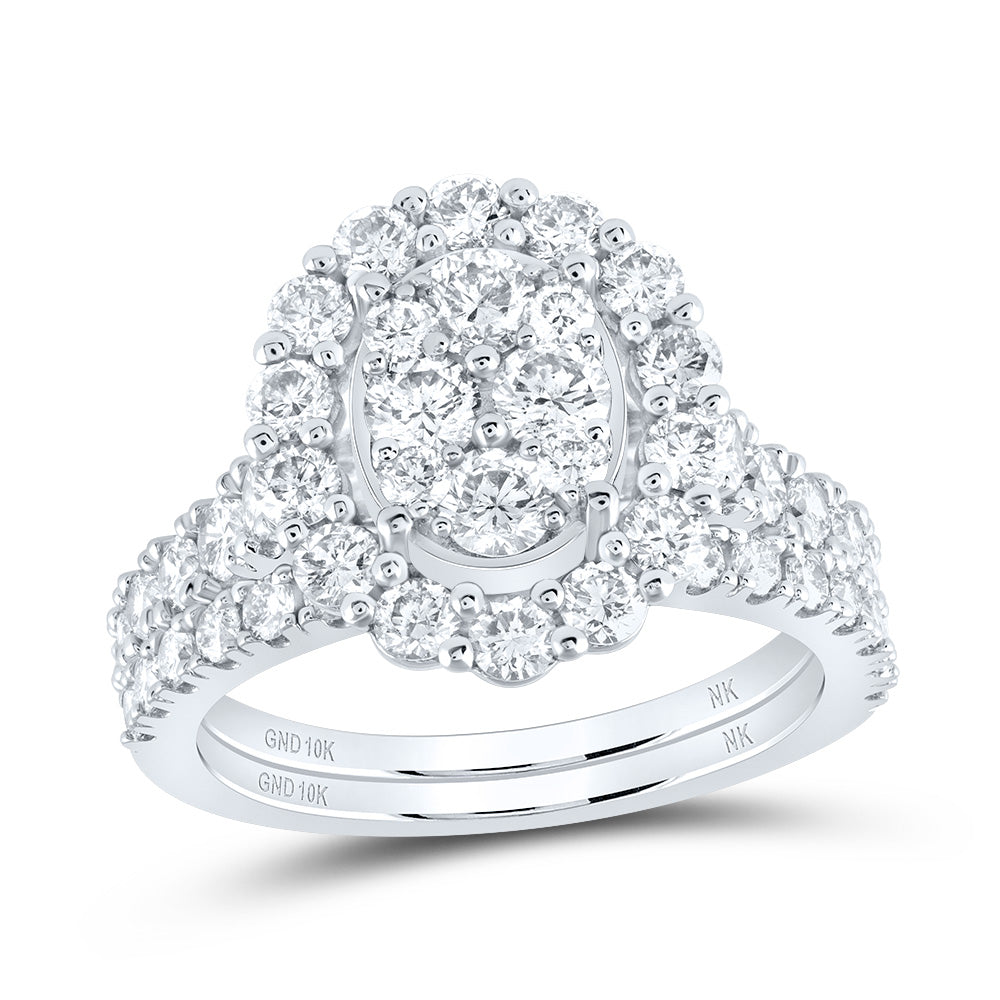 2CTW-DIA NK BRIDAL SET