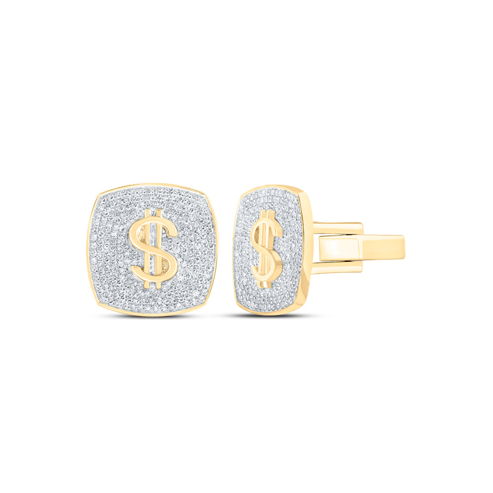 1 5/8CTW-DIA NK $ CUFF LINK