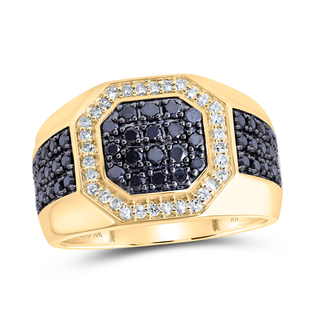 1 1/5CTW-DIA NK MENS RING