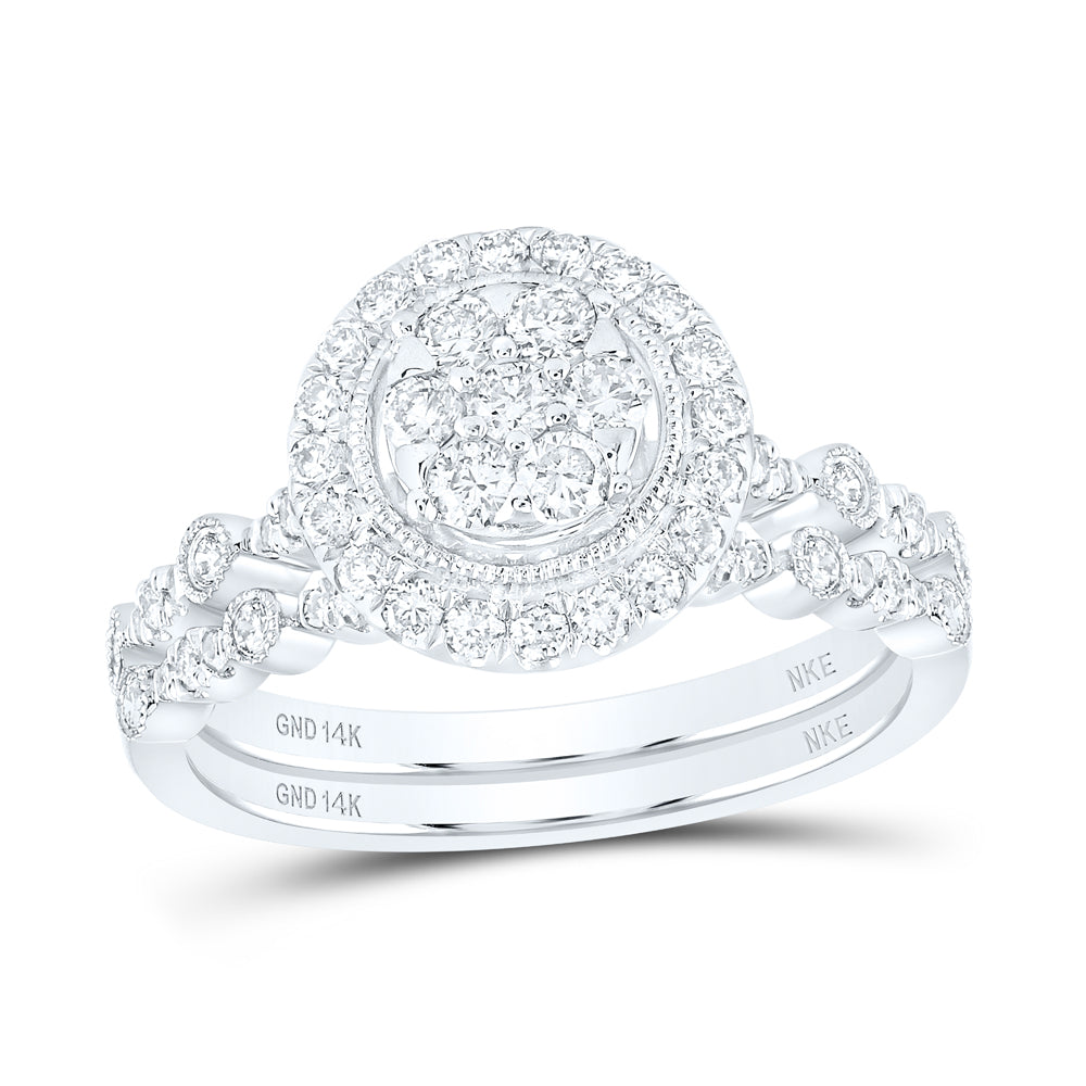 3/4CTW-DIA NKE BRIDAL SET