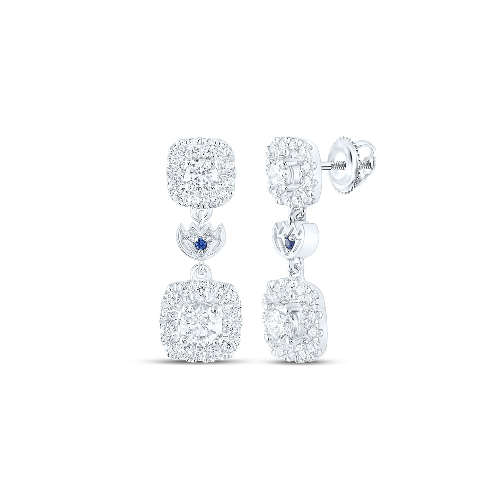 1CTW-DIA ANA M DANGLING EARRING