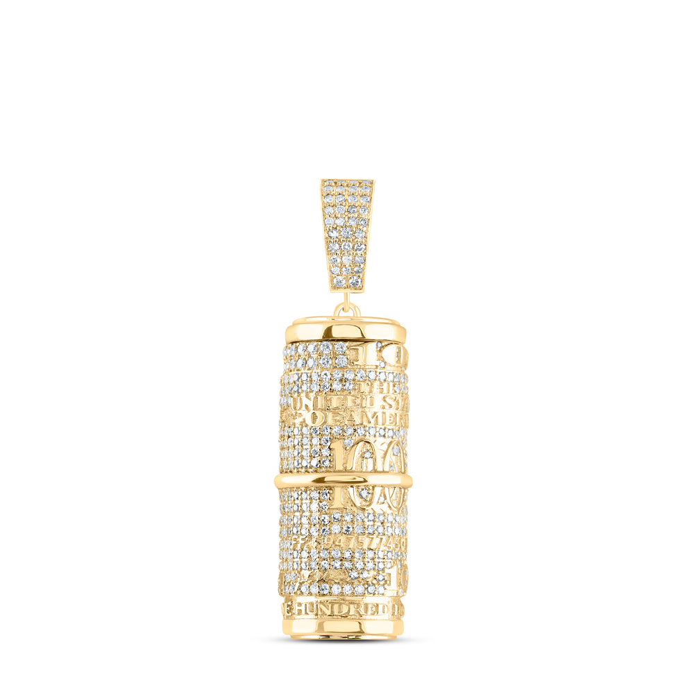 2 7/8CTW-DIA NK URN PENDANT