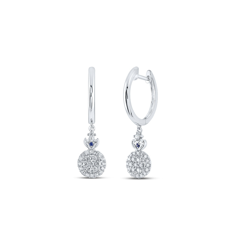 3/8 CTW-DIA ANA M DANGLING EARRING