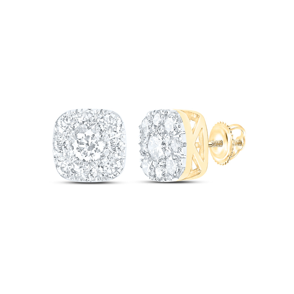 3/4CTW-DIA NKE FASHION CUSHION EARRING