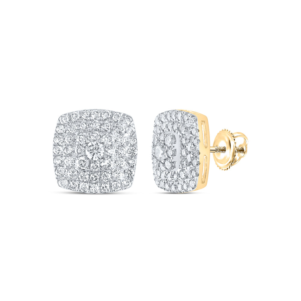 1 1/2CTW-DIA NK FASHION CUSHION EARRING