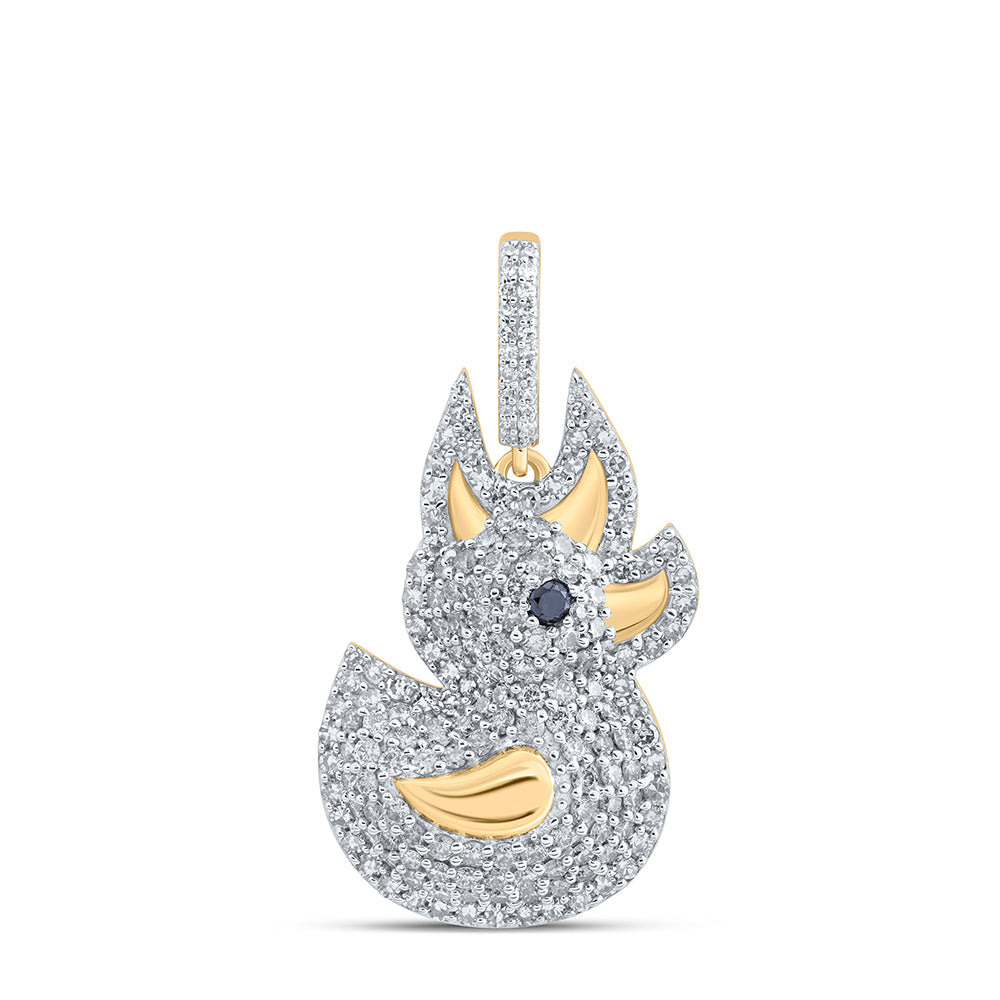 1 1/2CTW-DIA NK MENS CHARM