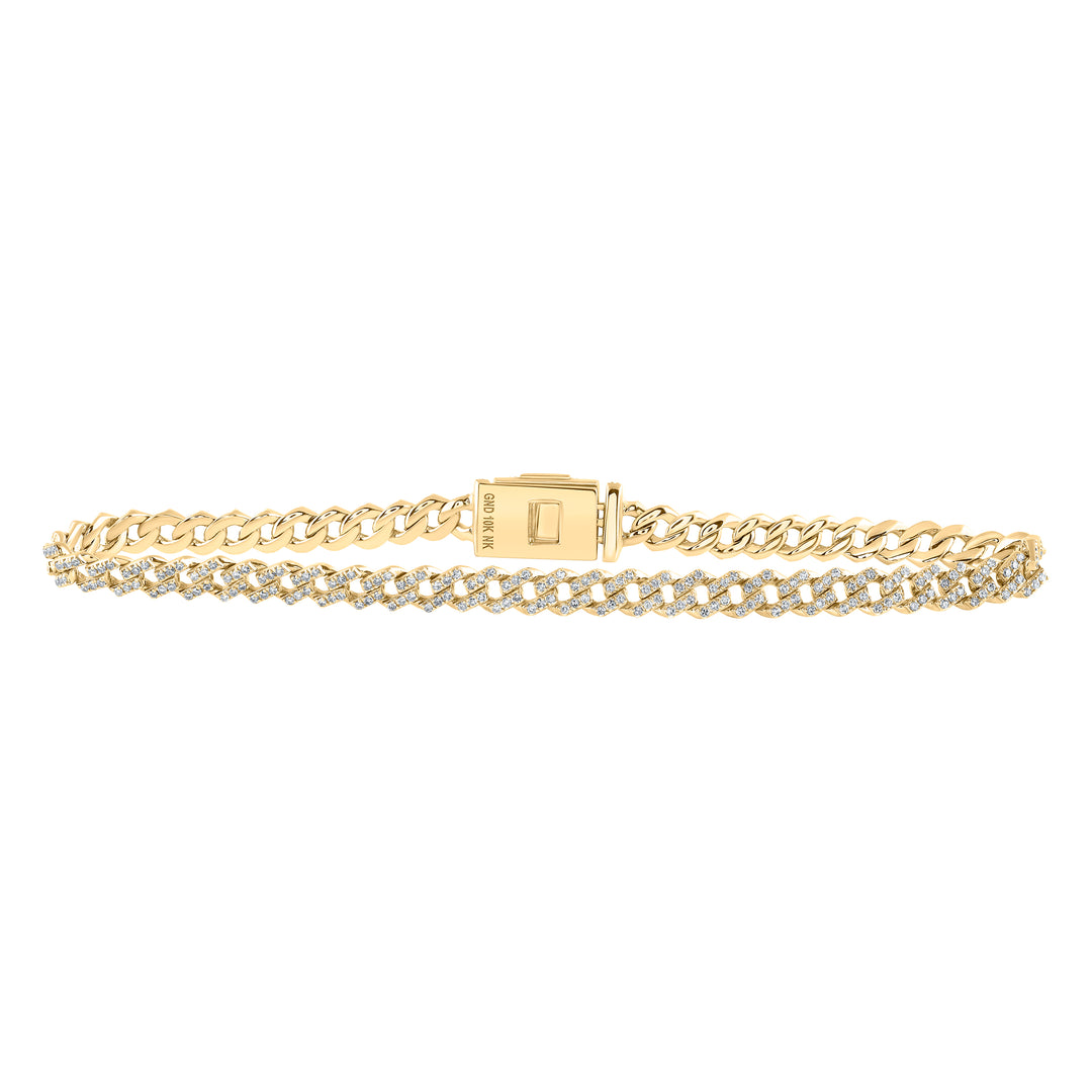 1 3/4CTW-DIA NK (5MM) MENS BRACELET (8.5 INCH)