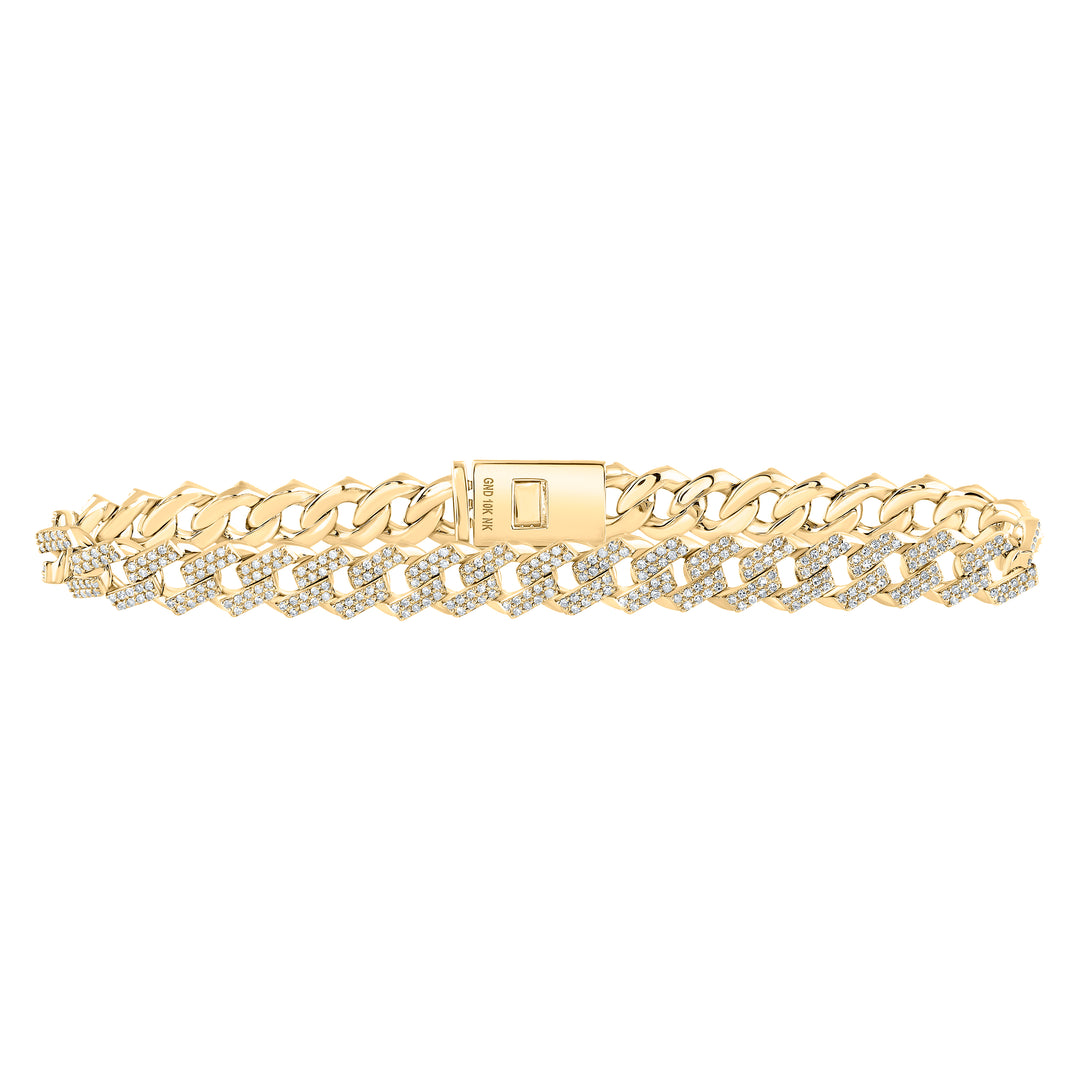 3 1/5CTW-DIA NK (8MM) MENS BRACELET (8.50 INCH)