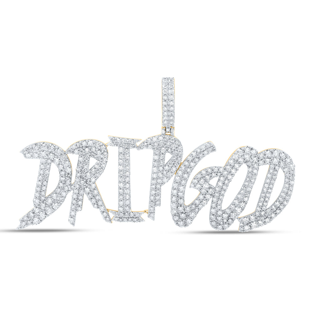 6 5/8CTW-DIA NK DRIPGOD MENS CHARM