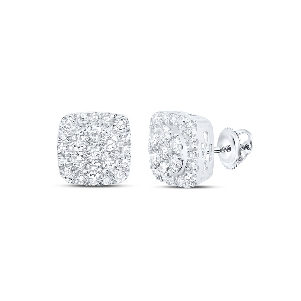 5/8CTW-DIA NK FASHION CUSHION SHAPE EARRING