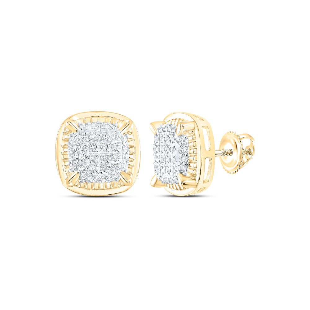 1/5CTW-DIA NK CUSHION EARRING