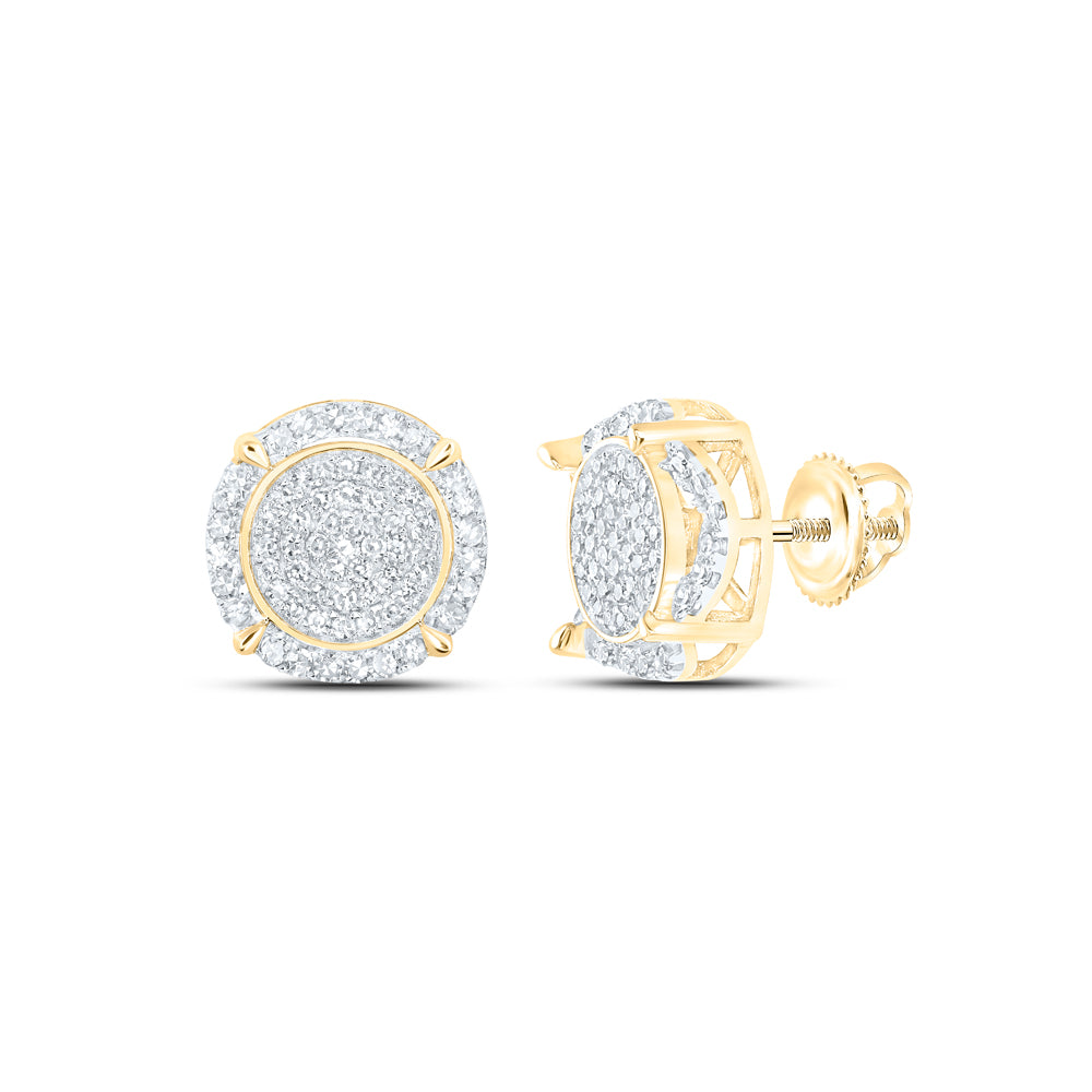 1/2CTW-DIA NK FASHION ROUND SHAPE EARRING