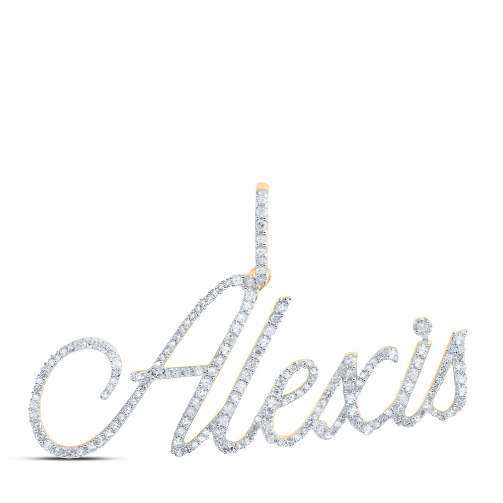 3/4CTW-DIA P1 "Alexis" INITIAL PENDANT