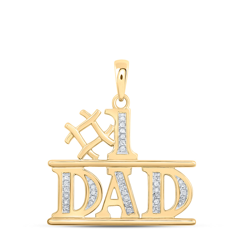 1/10CTW-DIA P1P2 DAD PENDANT