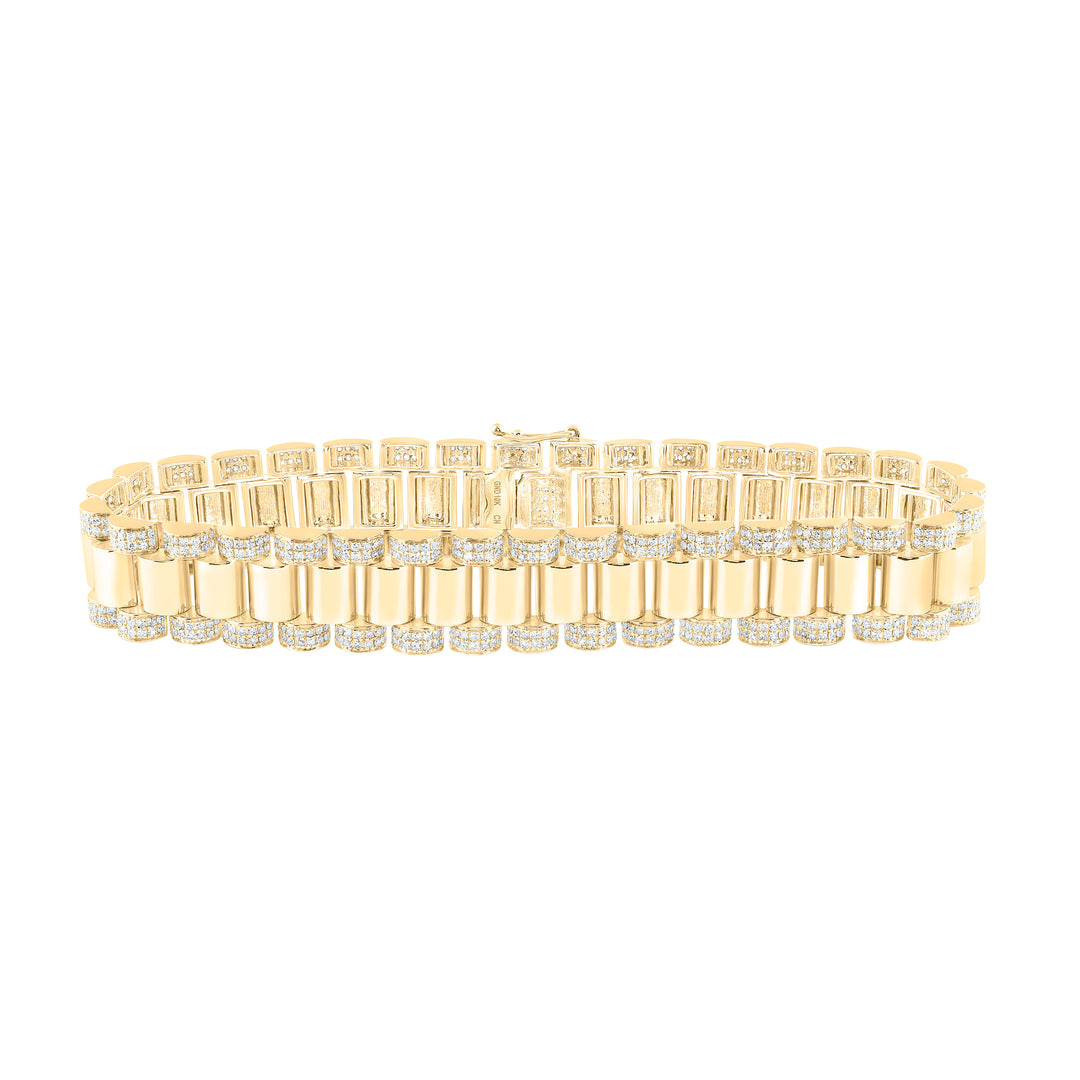 4 1/3CTW-DIA CN (13.5MM) MENS BRACELET (8.50 INCH)