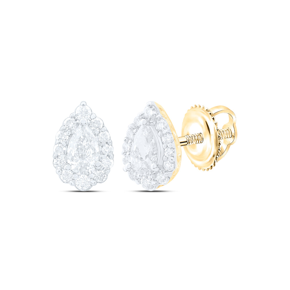 1/2CTW-DIA NKE FASHION PEAR EARRING