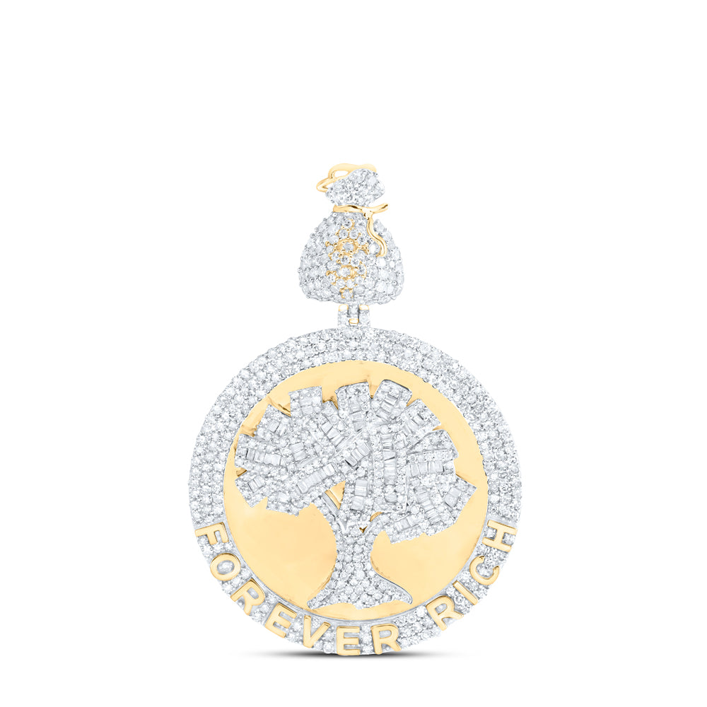 2 5/8CTW-DIA NK MENS MONEY TREE MEMORY CHARM