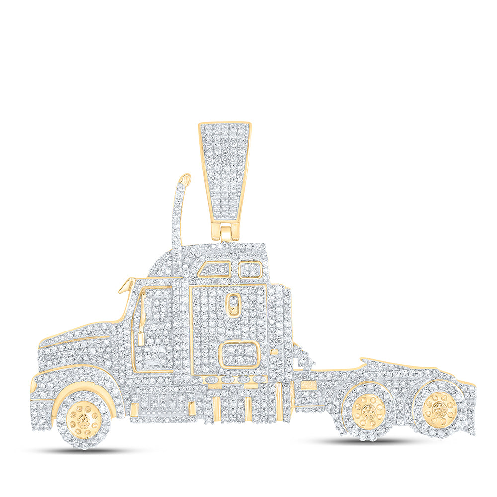 2 1/2CTW-DIA NK TRUCK MENS CHARM