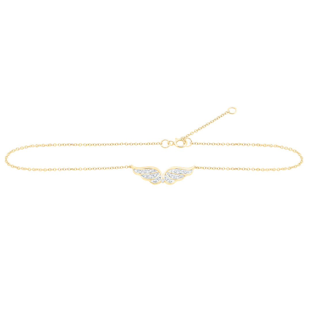 1/12 CTW DIA NK GIFT ANKLET (9 INCH)