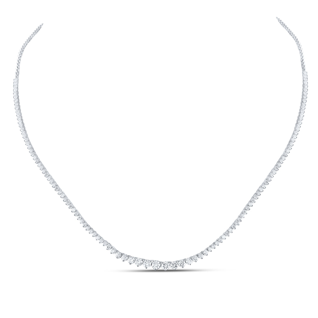 3 3/4CTW-DIA NK FASHION NECKLACE -(17 INCH)