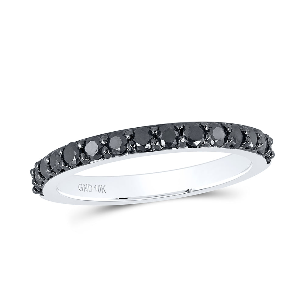 1/2CTW-DIA BLACK GIFT LADIES BAND