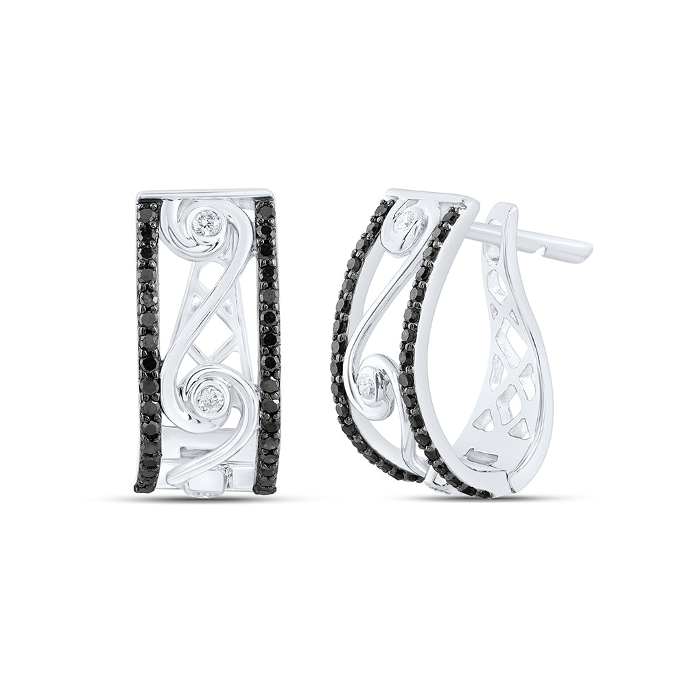 1/3 CTW-DIA CN FASHION HOOPS EARRING