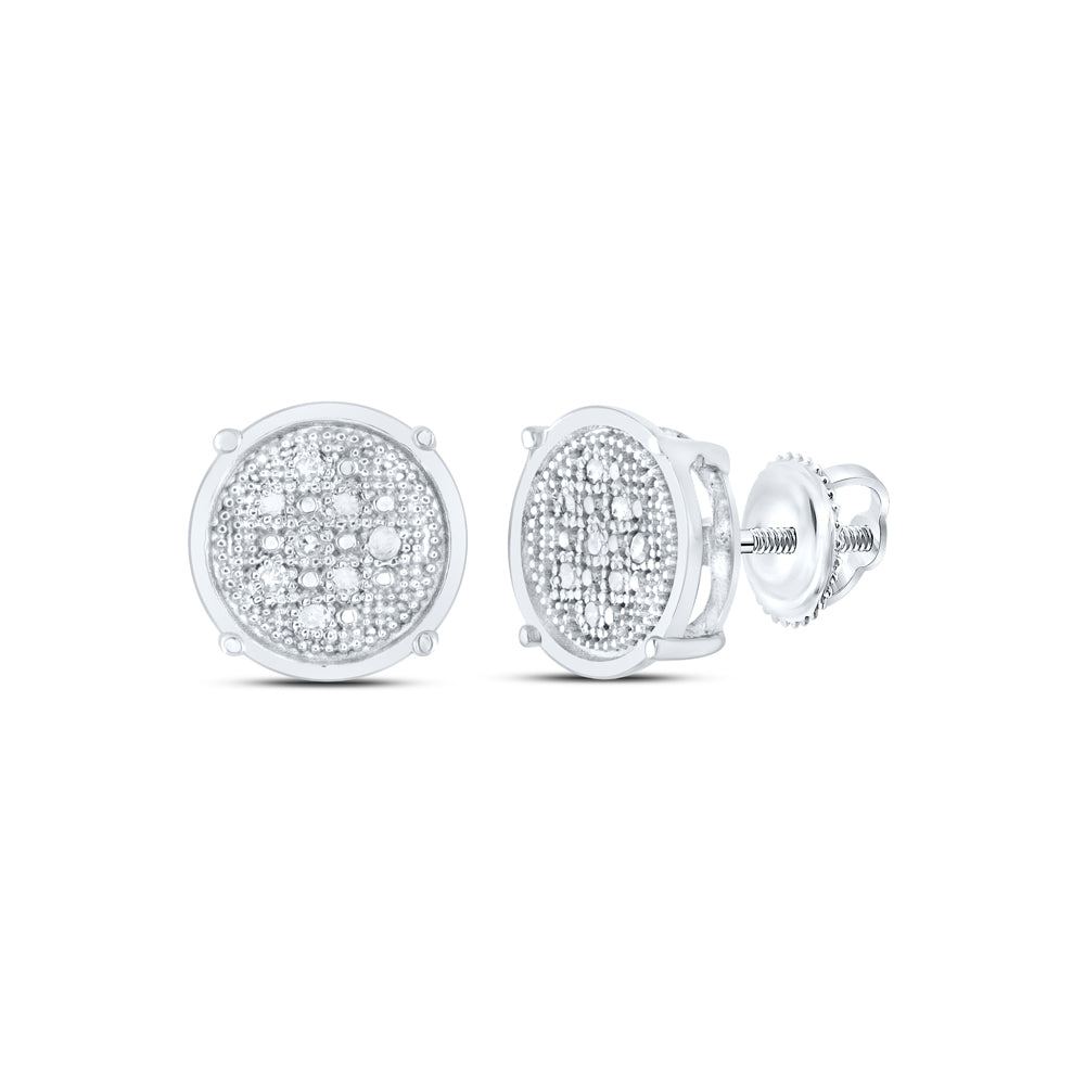 1/20 CTW-DIA P4 GIFT STUD EARRING