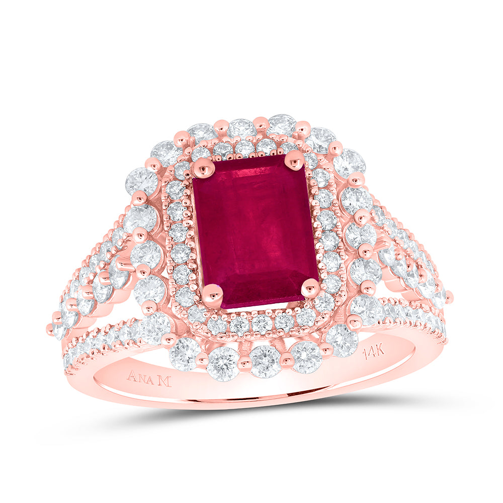 1CTW-DIA ANA M 8X6 MM RU-EM NAT GEM RING