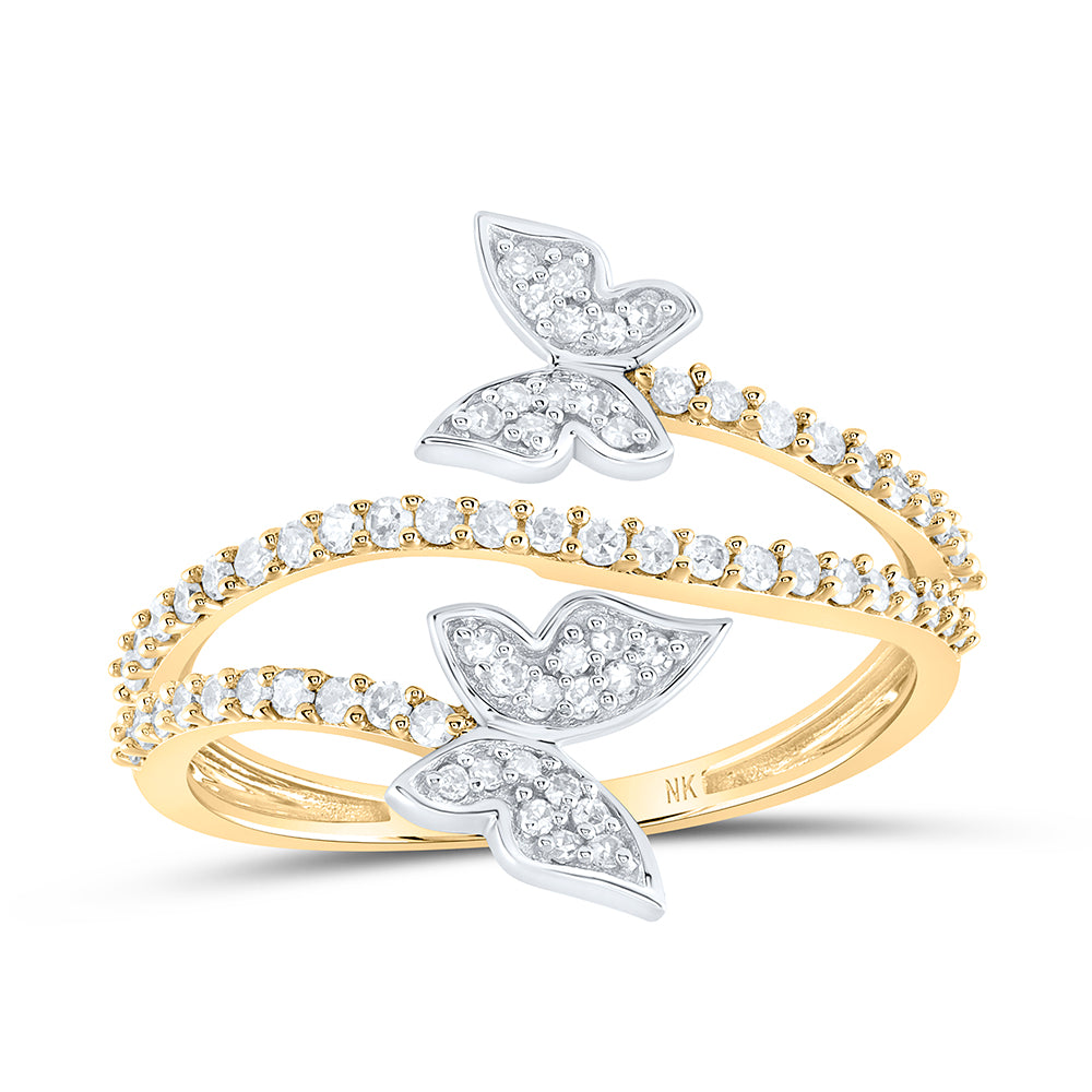 1/3CTW-DIA NK GIFT BUTTERFLY RING