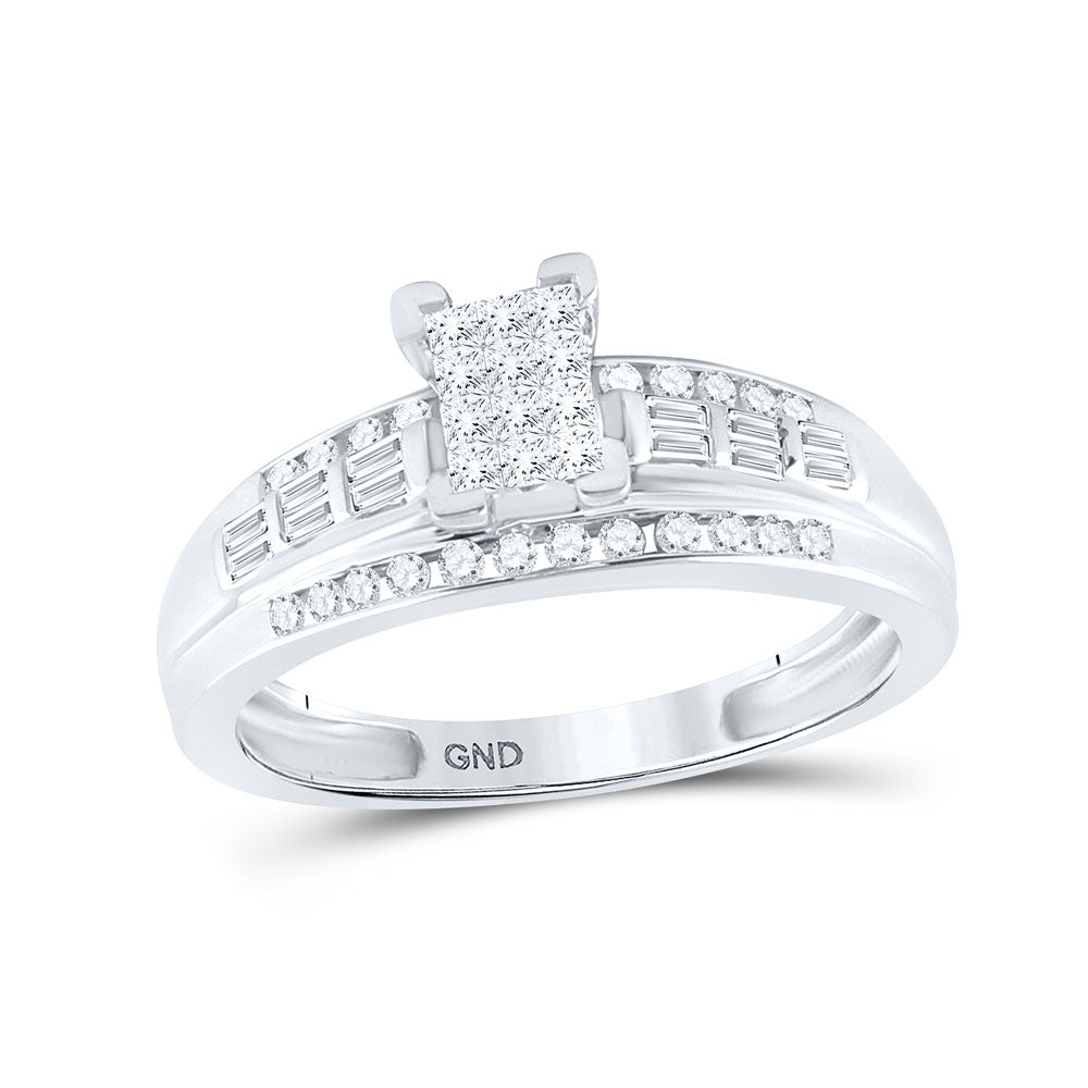 1/2CT-DIA P1 INVISIBLE CINDY RING