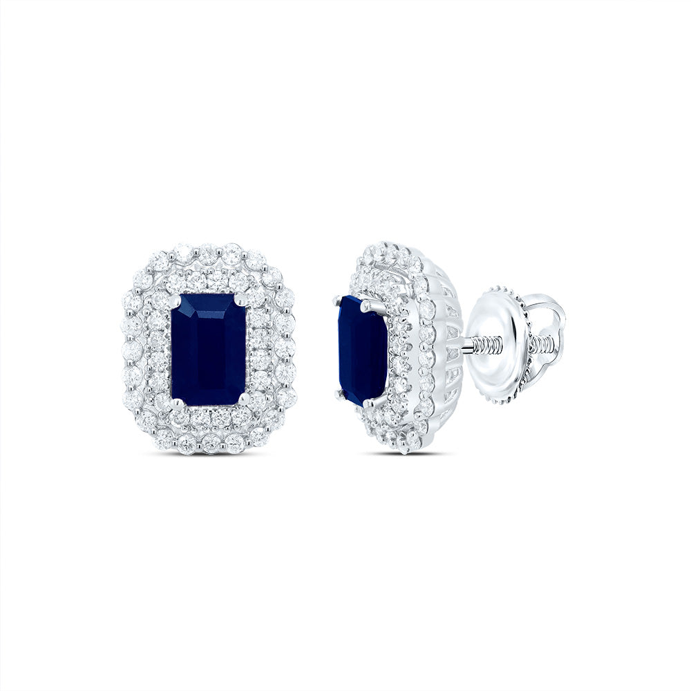 1/2CTW-DIA ANA M 6X4MM EM-BS NAT GEM EARRING