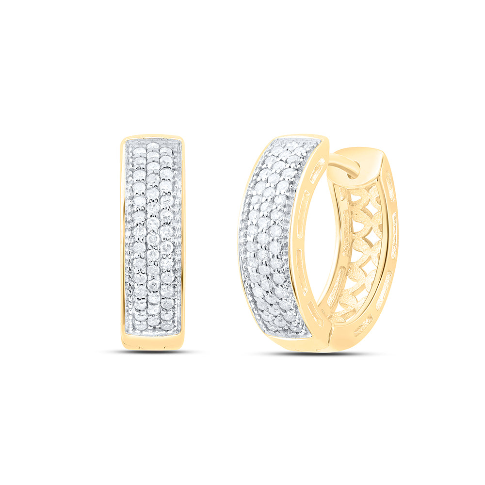 1/3CTW-DIA P1 GIFT HOOP EARRING
