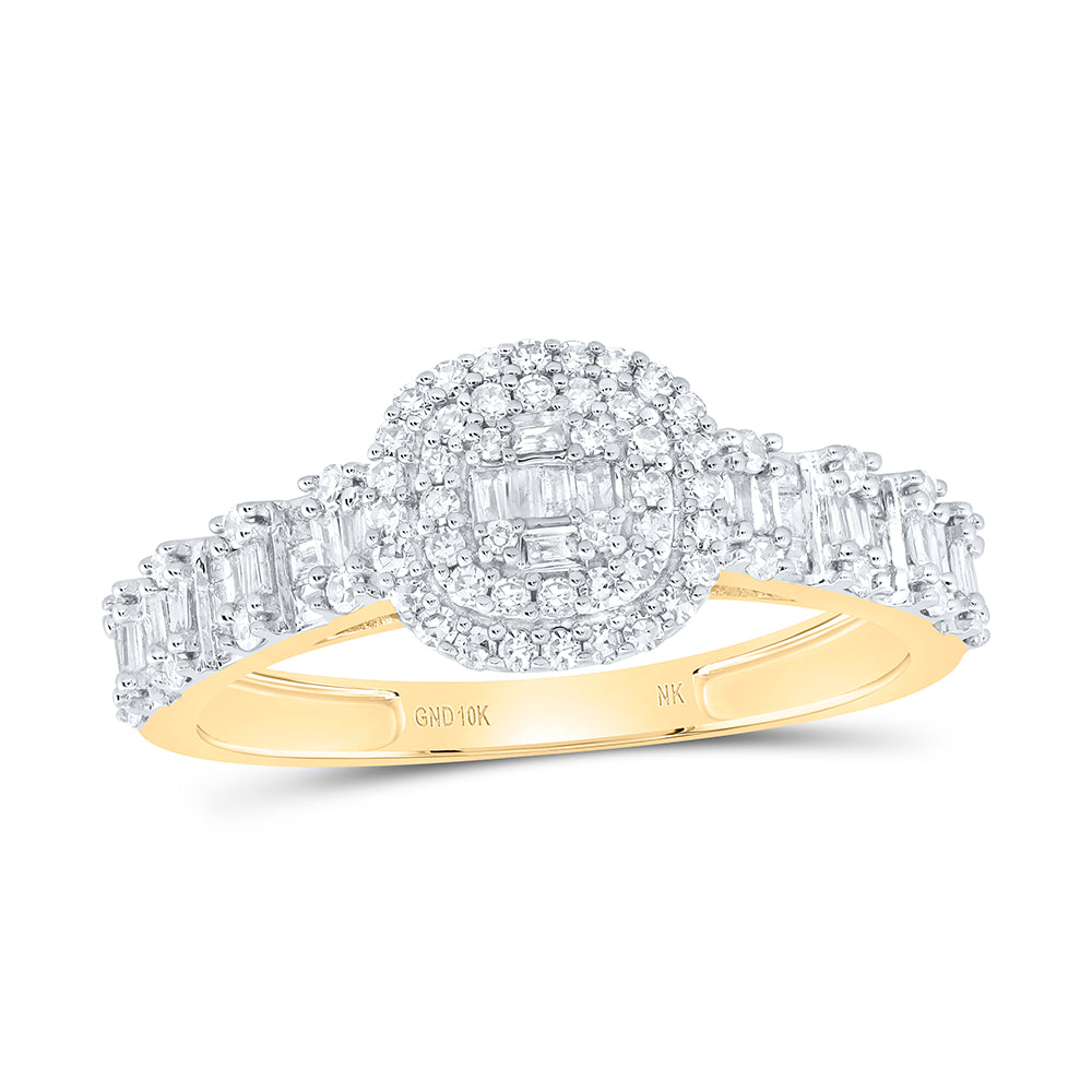 1/2CTW-DIA NK FASHION CUSHION LADIES RING