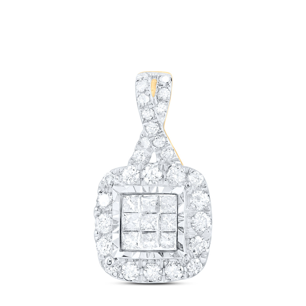 1/2CTW-DIA CN FASHION PENDANT