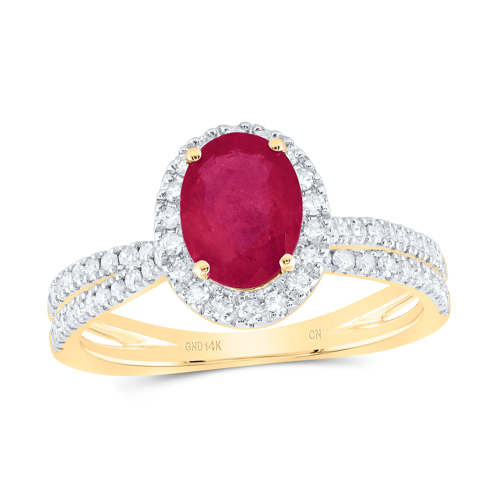 3/8CTW-DIA CN 7.5X5.5MM OV-RU NAT GEM RING