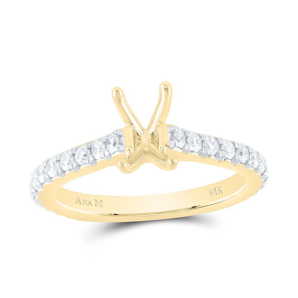 5/8CTW-DIA ANA M 1CT-COV SEMI-MOUNT NO HALO ENGAGEMENT RING