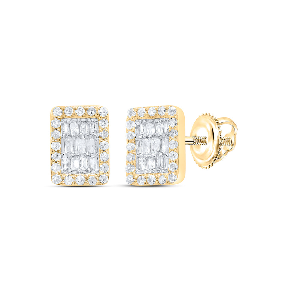 1/3CTW-DIA P1 GIFT EMERALD BAGUETTE EARRING