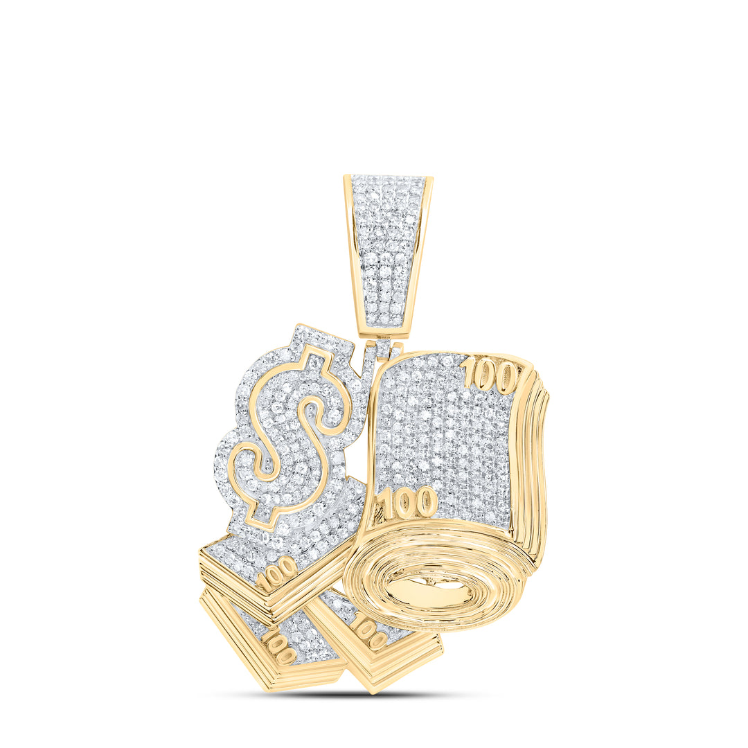 1CTW-DIA NK DOLLAR MENS CHARM