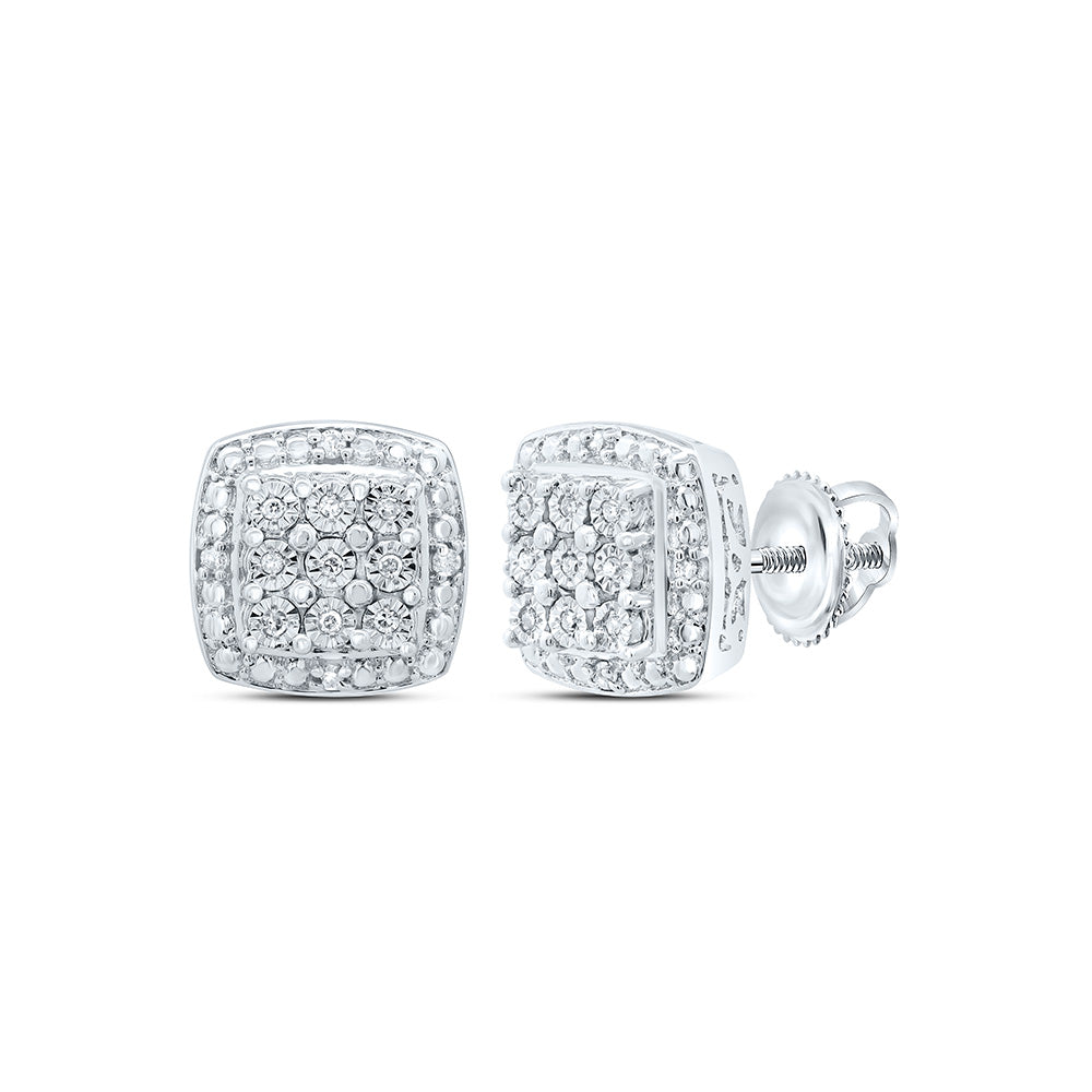 1/10CTW-DIA P1 GIFT CUSHION EARRING