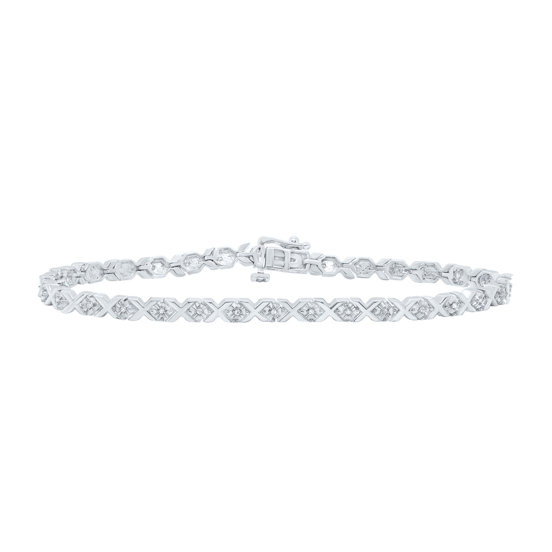 1/10CTW-DIA P1 GIFT BRACELET(7 INCH)