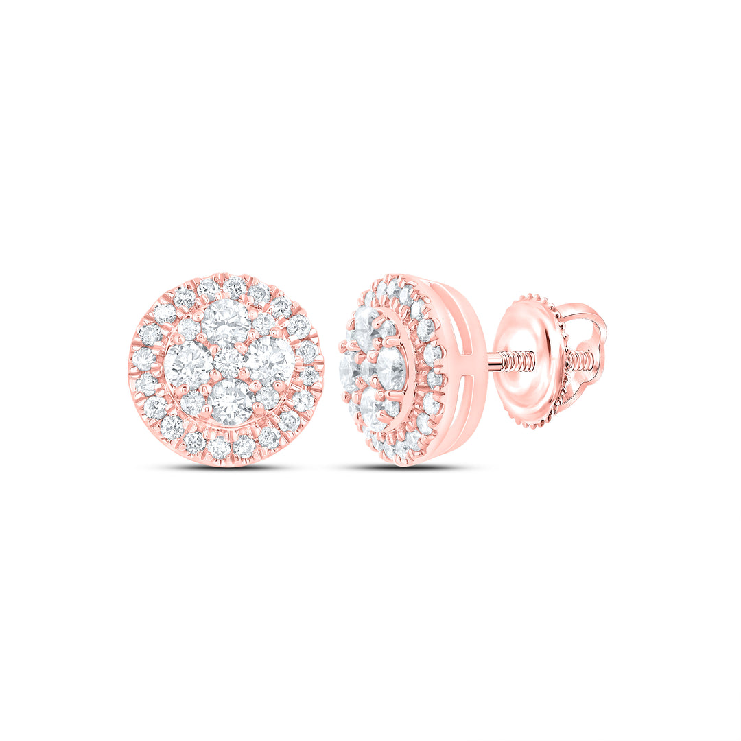 1/2CTW-DIA CN FASHION ROUND STUD EARRING