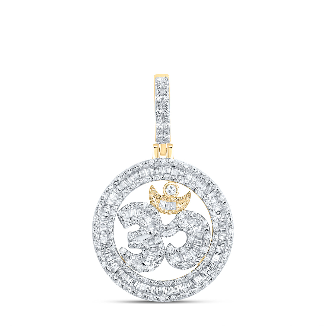 5/8CTW-DIA NK FASHION OM PENDANT