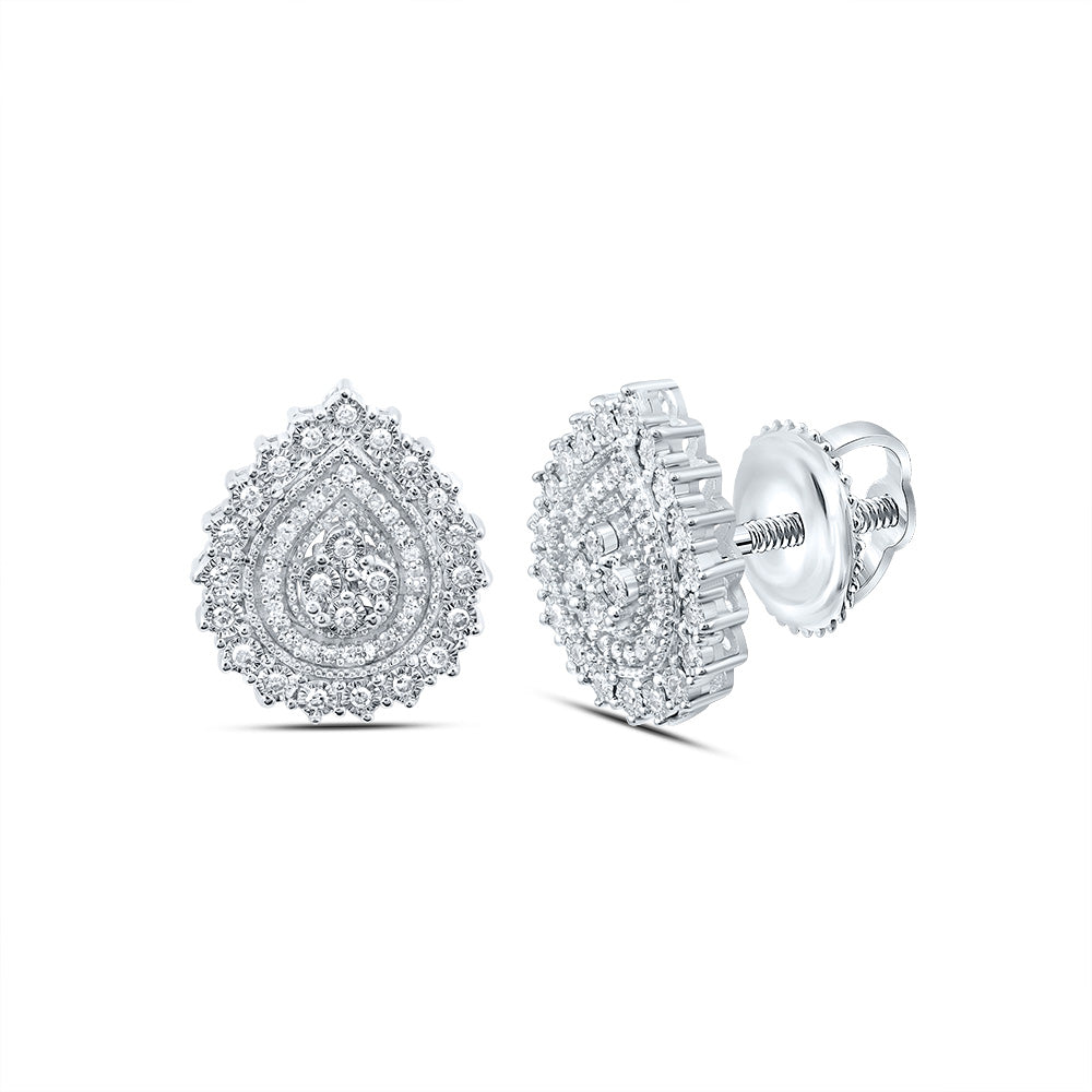 1/4CTW-DIA P1 GIFT PEAR EARRING