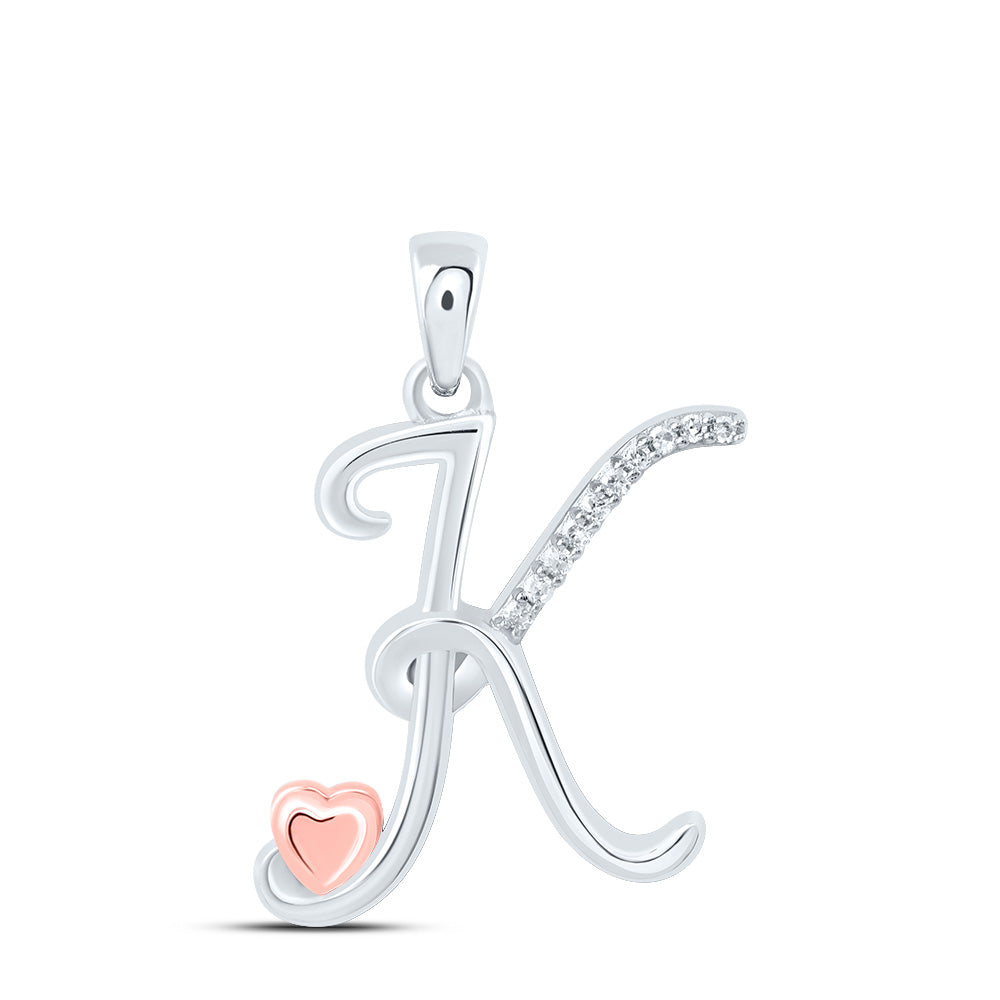 1/20CTW-DIA P1 GIFT INITIAL "K" PENDANT